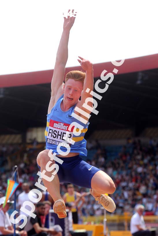 Mens long jump, Muller British Championships, Alexander Stadium, Birmingham. Photo: David T. Hewitson/Sports for All Pics